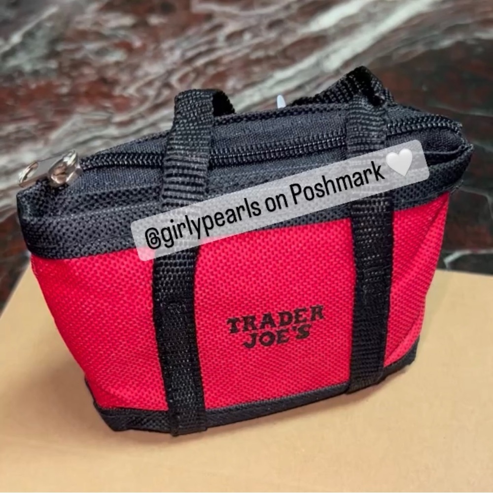 Trader Joe’s Micro Tote Bag with Reusable Grocery Bag NEW